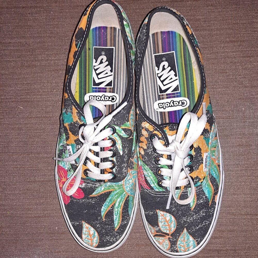 Vans x Crayola low pro shoes